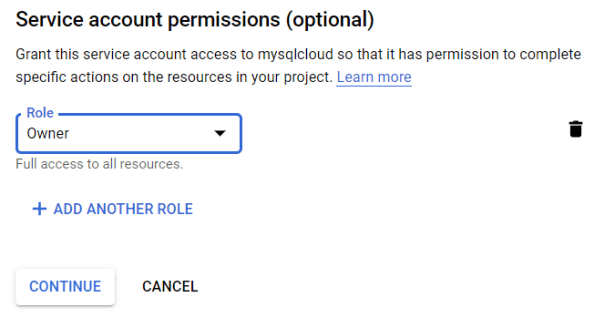 iam - create service account 3