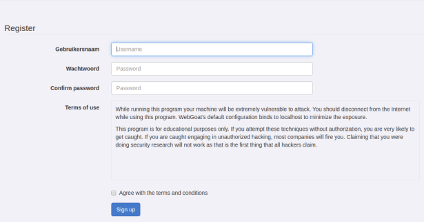 webgoat-register-page