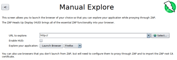 zaproxy-choose-browser